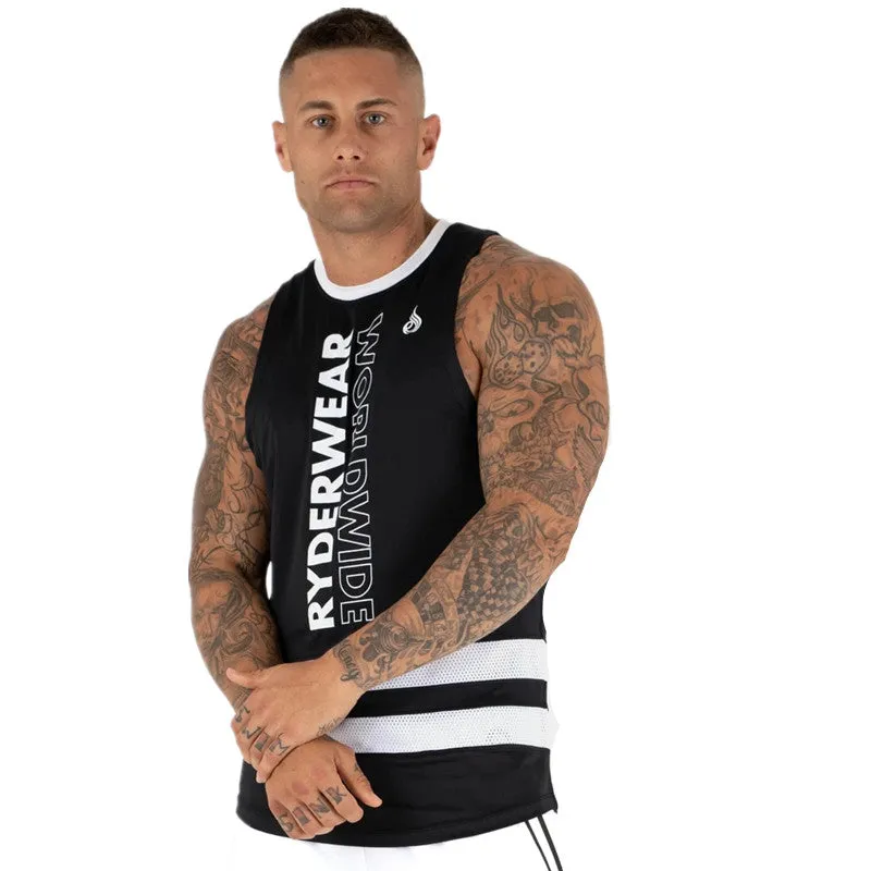 Men's Casual Cotton Tank Top "Ryderwear Worldwide"