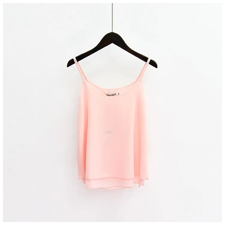 Women's Summer Chiffon Sleeveless Tank Top